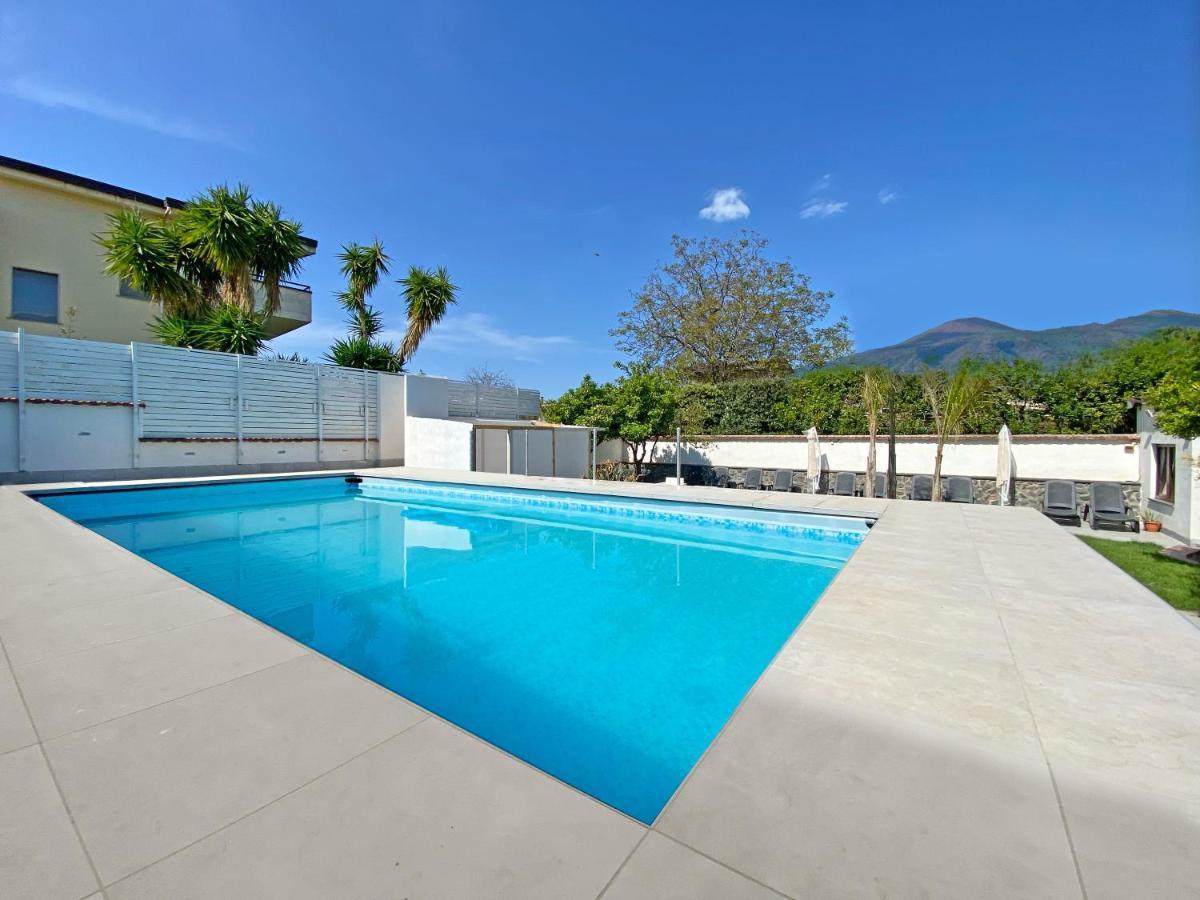 Terrazza Sul Vesuvio Con Piscina Terzigno Exterior foto